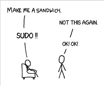 sudo!!